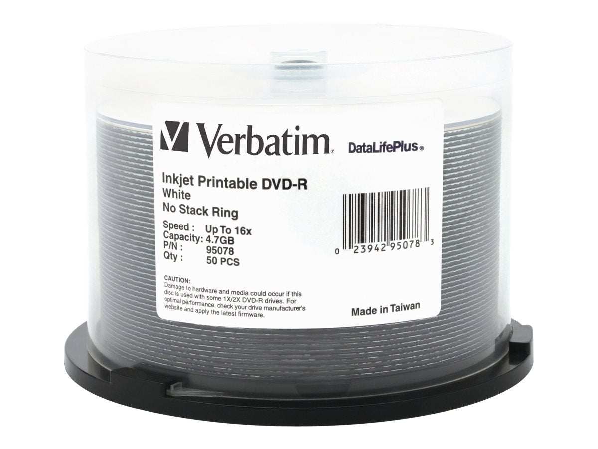 Dvd-R4.7Gb16X Branded Wht Ij 50Pk