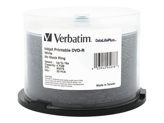Dvd-R4.7Gb16X Branded Wht Ij 50Pk