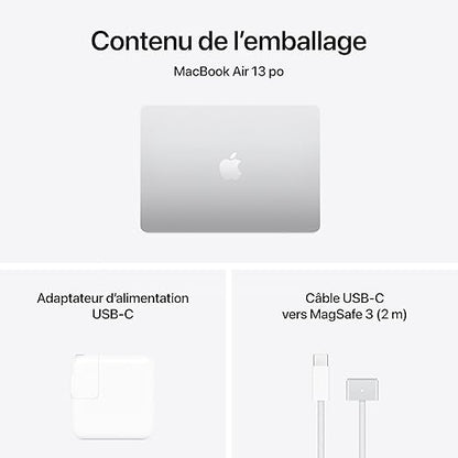 Apple 2025 MacBook Air FR MBA 13IN M4 CHIP 10C CPU 10C GPU 24GB 512GB SSD SILVER