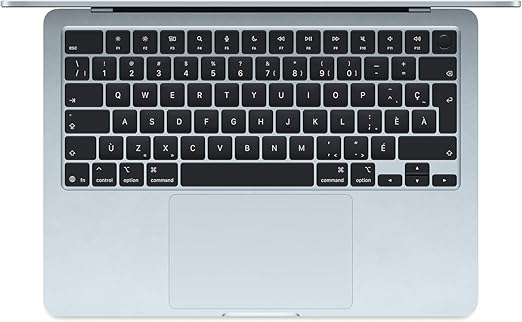 Apple 2025 MacBook Air, FR MBA 13IN M4 CHIP 10C CPU 10C GPU 16GB 512GB SSD SKY BLUE