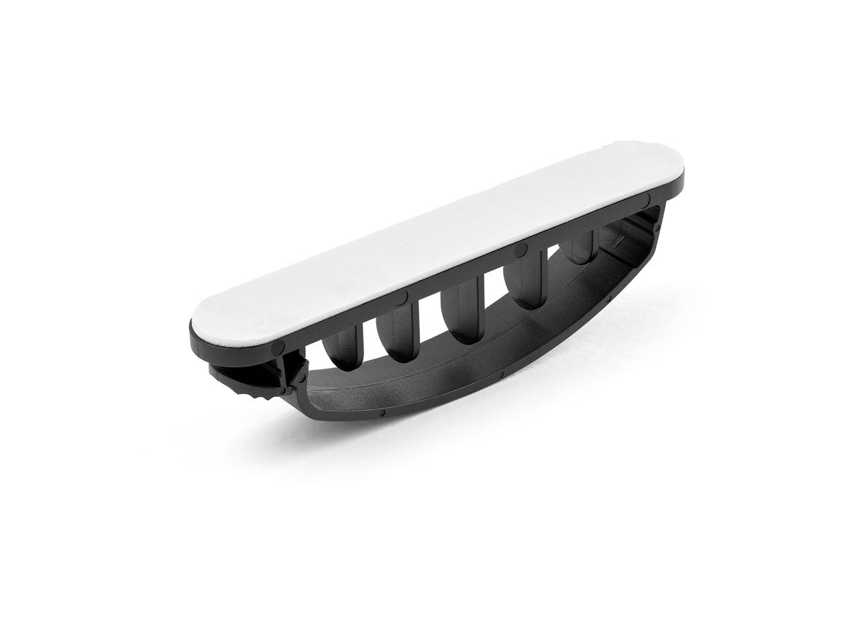 Startech.Com - Paquete de 100 clips autoadhesivos para gestión de cables (6 ranuras)