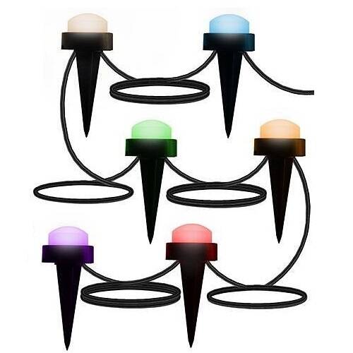 JascoPro WiFi LED Mini Landscape Lights, 12 Pucks (66871)