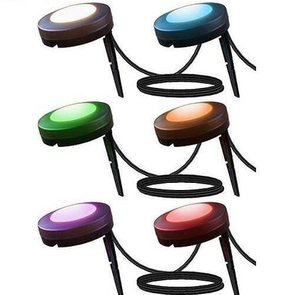 JascoPro WiFi LED Large Landscape Lights, 12 Pucks (66872)