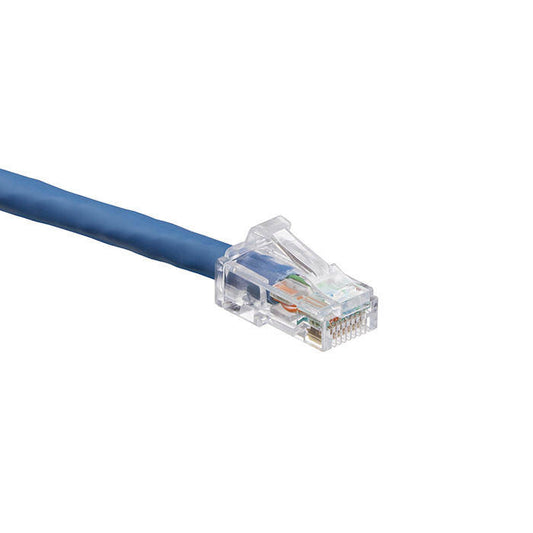 Leviton eXtreme Cat 6 SlimLine Boot Patch Cord, 5 ft, Blue (6D460-5L)