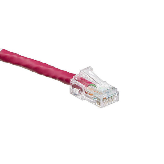 Leviton eXtreme Cat 6 SlimLine Boot Patch Cord, 5 ft, Red (6D460-5R)