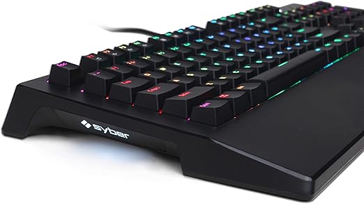 SOLO REEMPLAZO DE TECLADO PARA JUEGOS USB RGB DE 7 COLORES