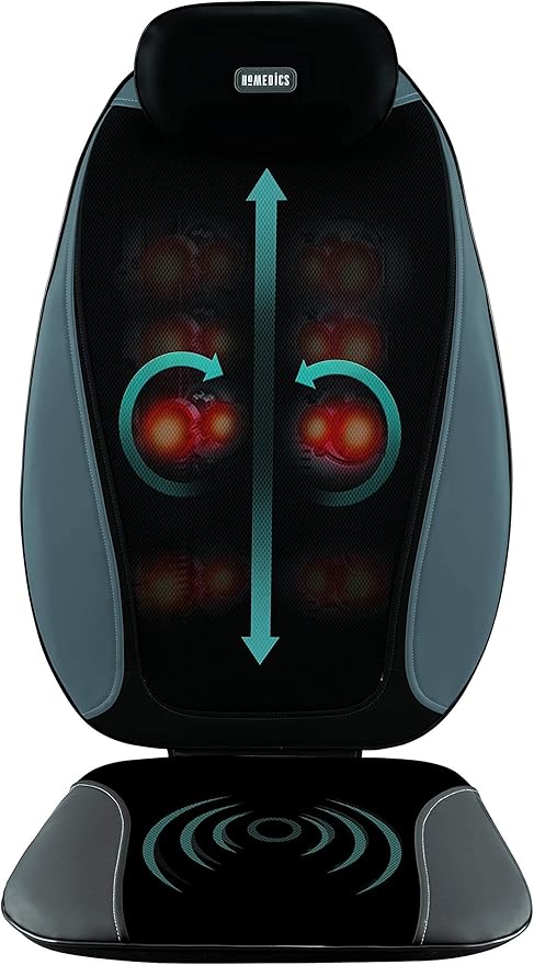 Massage Shiatsu double du dos et du siège à 3 nœuds