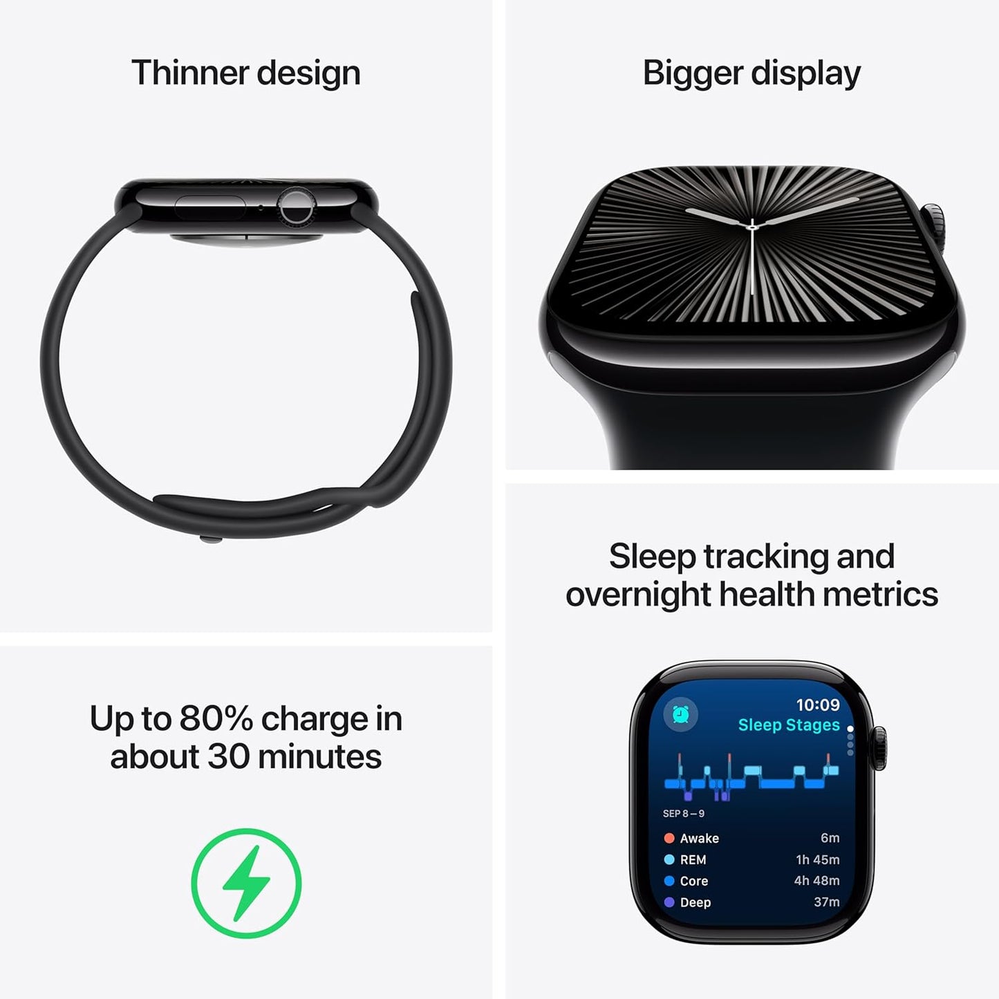 Apple Watch Series 10 GPS S/M- 46mm-Rose Gold