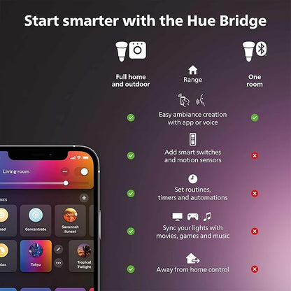 HUE PLAY DBL KIT - WHITE FINISH