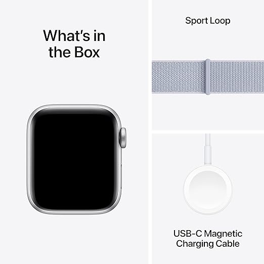 Apple Watch SE GPS (2nd Generation) Sport Loop Band - 40mm-Silver