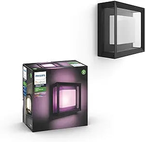 Luminaire d'extérieur carré HUE ECONIC White and Colour Ambiance