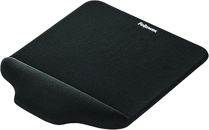 Alfombrilla de ratón Fellowes Plush Touch con soporte para la muñeca