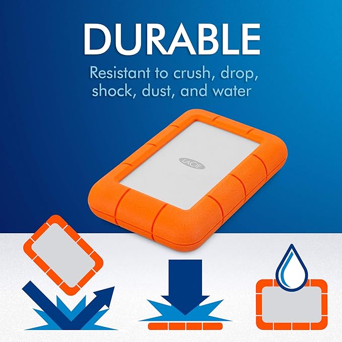Disque dur LACIE RUGGED MINI MULTI 5 5 To USB 3.0 USB 3.0 2.5E