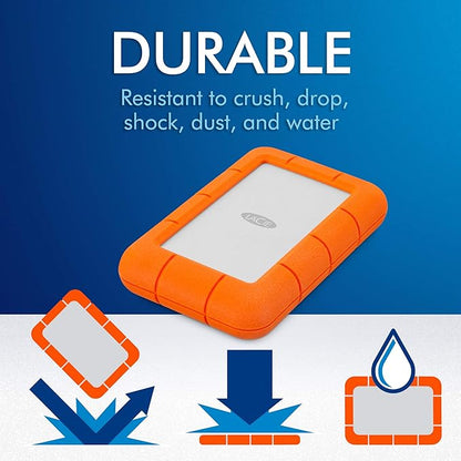 Disque dur LACIE RUGGED MINI MULTI 5 5 To USB 3.0 USB 3.0 2.5E