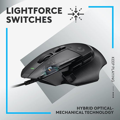 SOURIS DE JEU G502 X NOIRE