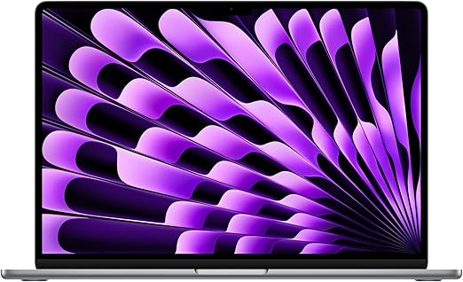 Apple 2024 MacBook Air 13-inch Laptop Apple M3 - 16GB RAM, 256 GB SSD Space Grey English