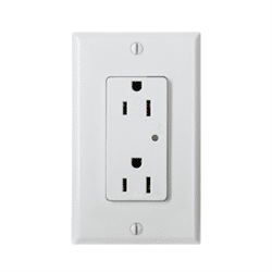 Leviton Decora Duplex Receptacle With Built In Surge Protection (7280-W)