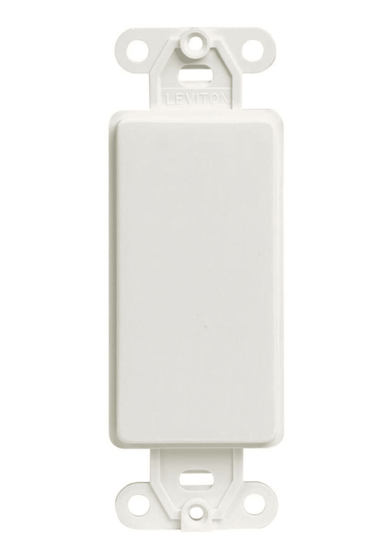 Leviton Blank Decora Insert White (80414-2W)