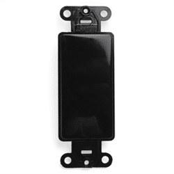 Leviton Blank Decora Insert Black (80414-E)