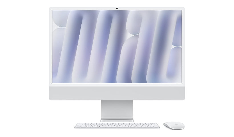 Apple 24 in. iMac, Apple M4 Chip - 16 GB RAM, 256 GB SSD -Silver -English (MWUC3LL/A)