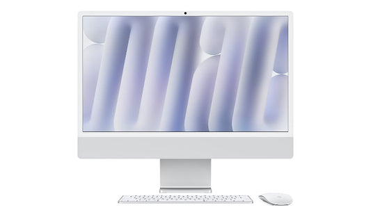 Apple 24 in. iMac, Apple M4 Chip - 16 GB RAM, 256 GB SSD -Silver -English (MWUC3LL/A)