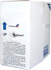 StarTech.com 1000 ft Bulk Cat6 Ethernet Cable