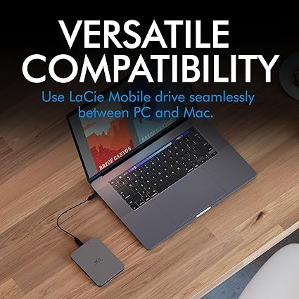 Disque dur externe LACIE 2 To USB 3.1 TYPE C (STLR2000400)