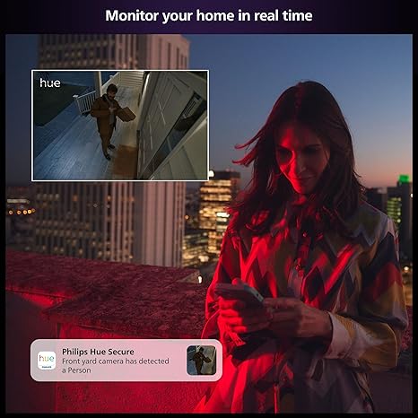 HUE SECURE CAMERA WIRED DESKTOP BK NAM