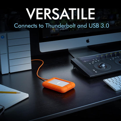 Disque SSD LACIE RUGGED USB 3.1 TYPE C 2.5SE 1 To (STHR1000800)
