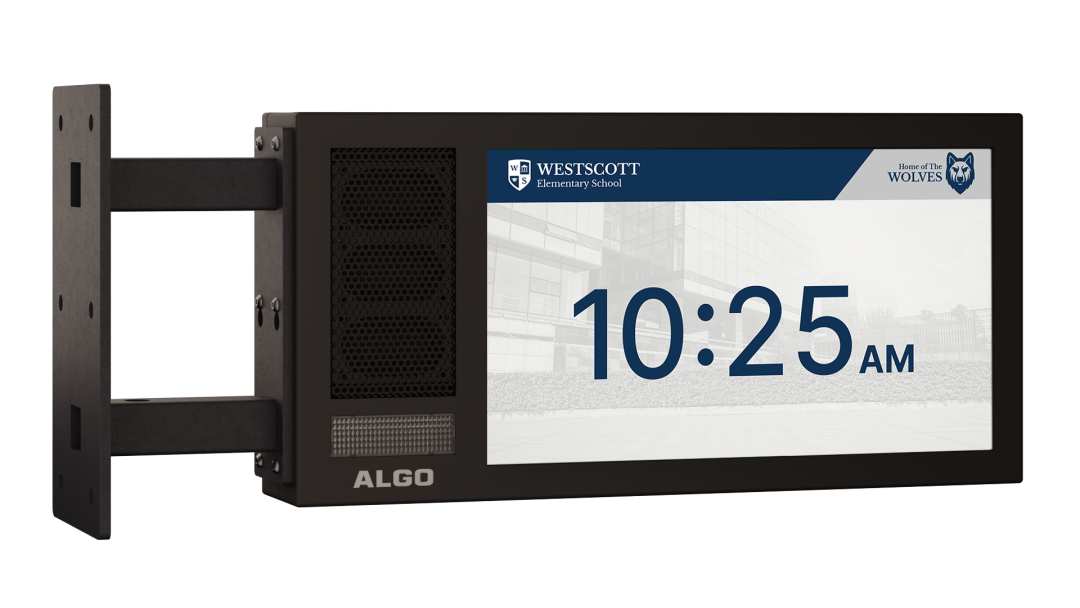 Algo Ip Digital Display With Speaker - Dual Sided  (New - Jan 2023)
