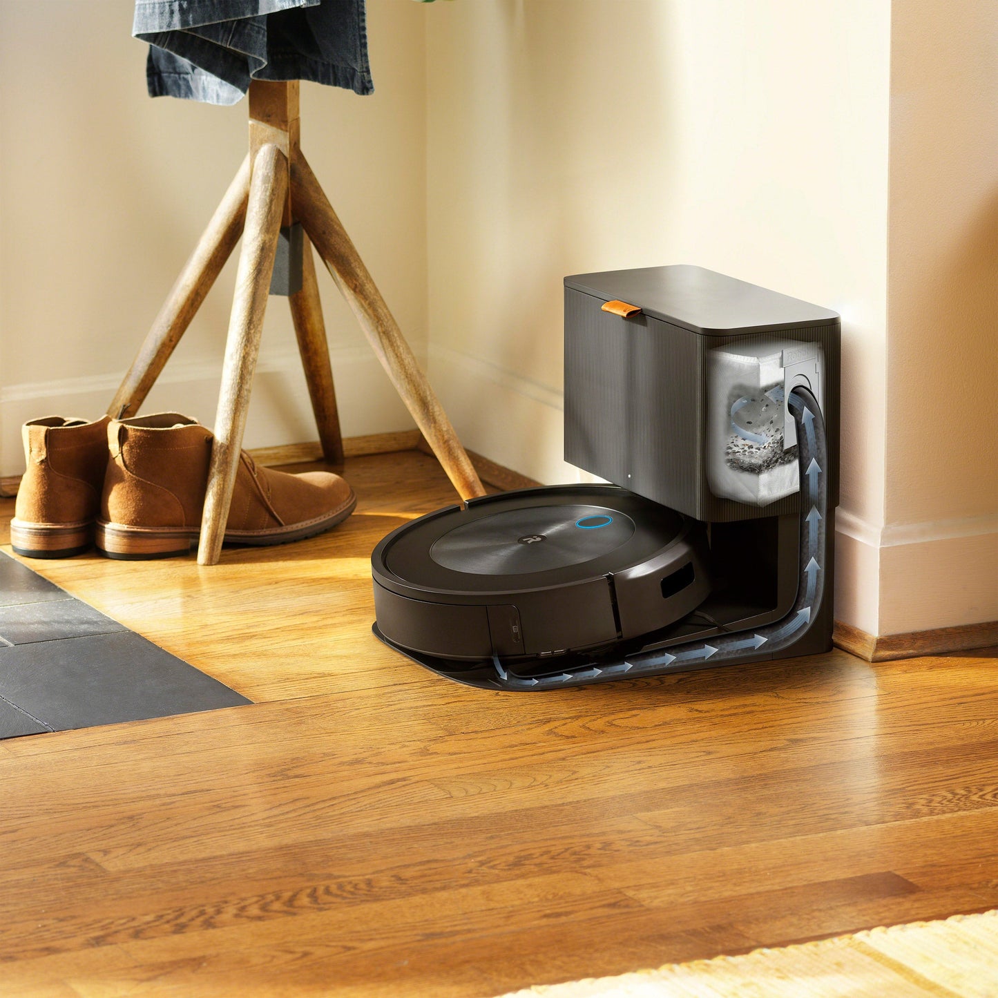 iRobot Roomba j8+ Robot Vacuum + Bonus 2 Dirt Disposal Bags (j855020)