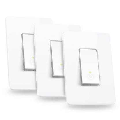 TPLink Kasa Smart WiFi On Off Light Switch, 3 Pack (HS200P3)