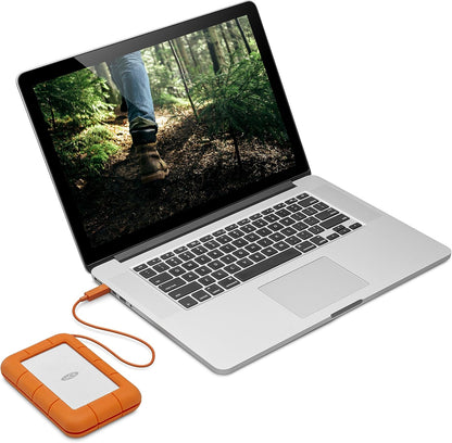 4TB LACIE RUGGED MOBILE DRIVE USB 3.1 TYPE C 3600 RPM 1MB 2.5E (STFR4000800)