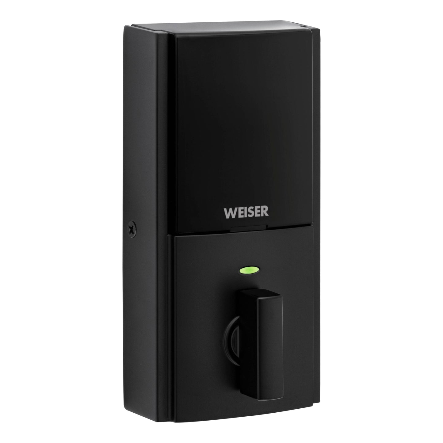 Weiser Zwave 700 Push Button Contemporary Deadbolt Smart Lock, Matte Black (9GED18000-031)
