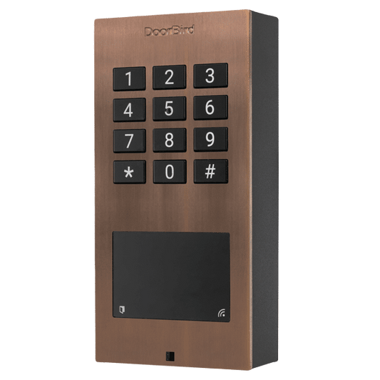 DoorBird IP and WiFi Access Control Device, Surface Mount, Bronze (A1121-BR)