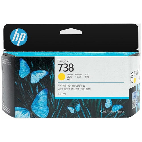 TINTA DESIGNJET AMARILLA 738M 130ML CRTG