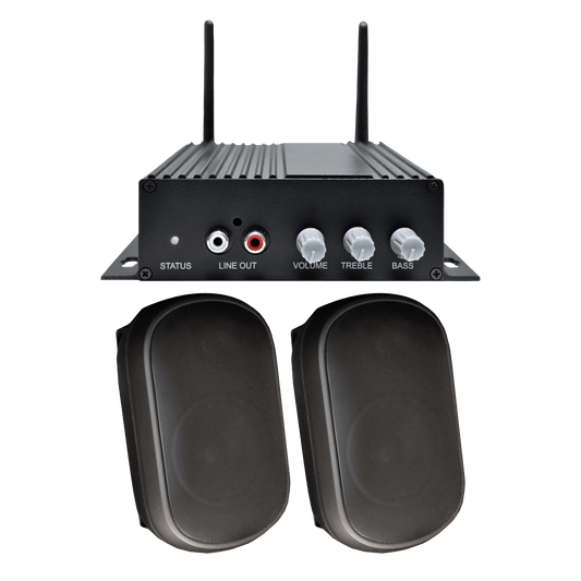 Speco a-live AA1 Amp and SPCE5OB Bundle (SPE-AACEK1B)