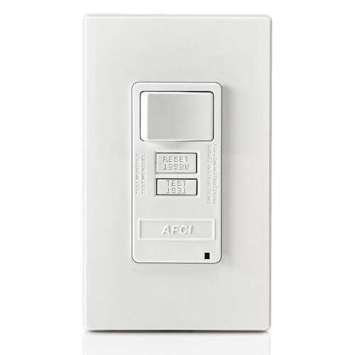 Leviton AFCI/Switch Combination Device, Ivory (AFSW1-W)