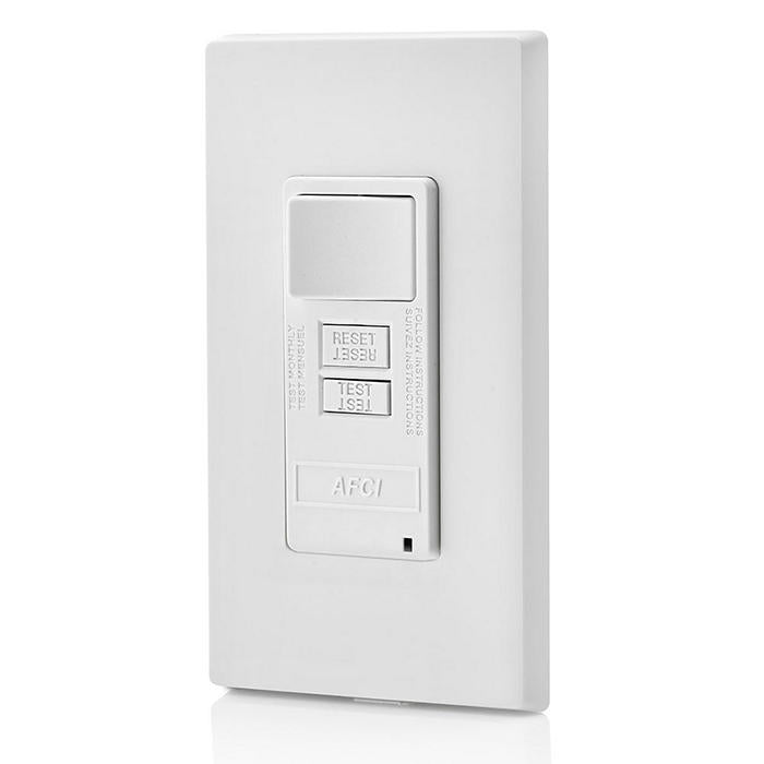 Leviton AFCI/Switch Combination Device, Ivory (AFSW1-W)