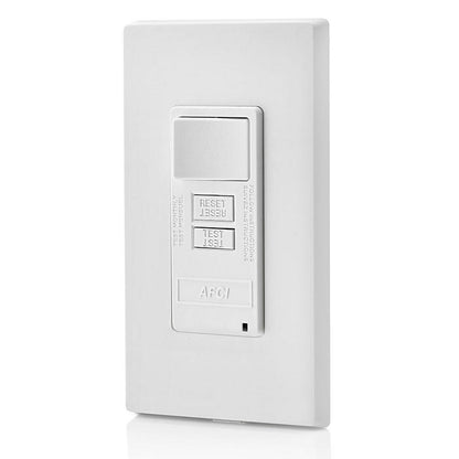 Leviton AFCI/Switch Combination Device, Ivory (AFSW1-W)