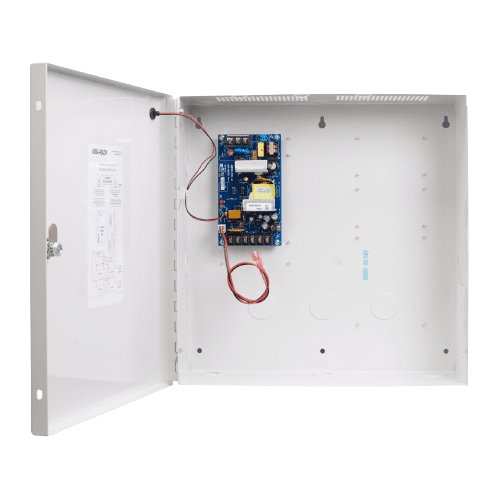 Securitron Switching Power Supply in Cabinet 12/24VDC 1A, Battery Charger, 1 Out (AQD1)
