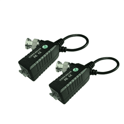 Azco HD over CAT5 / CAT6 Video Balun, HDCVI, TVI, AHD, MPX, XVI Pigtail BNC Pair (AZBLN221HD)