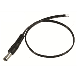 Azco Camera Power Connector Male 2.1 mm Pigtail - 10 Pack (AZCC302)