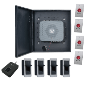 Zkteco Access Kit - 4 Door Panel, 4 x AMT-EP30CF-M, 4 x PTE-1 (ZK-ATLAS460-FP-KIT)