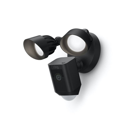 Ring Floodlight Cam Wired Plus with Motion-activated 1080p HD Video, Black (B08F6C1DDT)
