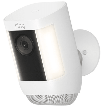Ring Spotlight Cam Pro, Battery, White (B09DRPDNC7)