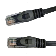 CAT6 Molded Snagless Gigabit Patch Cable, 3 Foot 0.9 m, Black (MAX-C6PATCH3BK)
