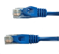 CAT6 Molded Snagless Gigabit Patch Cable, 3 Foot 0.9 m, Blue (MAX-C6PATCH3B)
