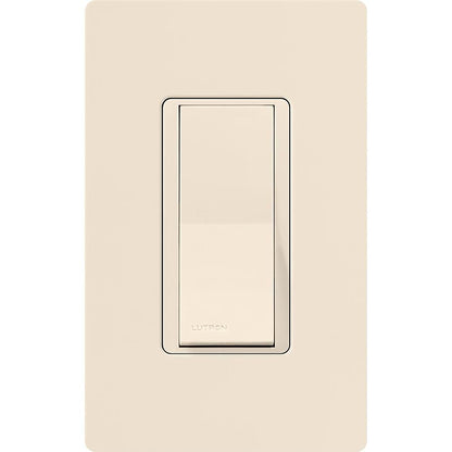 Lutron Claro Single Pole On/Off Switch 15 Amp, Light Almond (CA-1PS-LA)