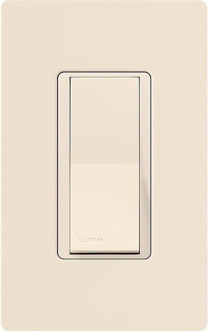 Lutron Claro 3 Way On/Off Switch 15 Amp, Light Almond (CA-3PS-LA)